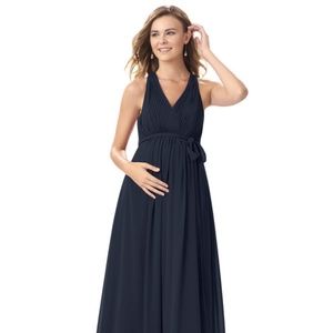 Azazie Athena in Navy (Maternity)